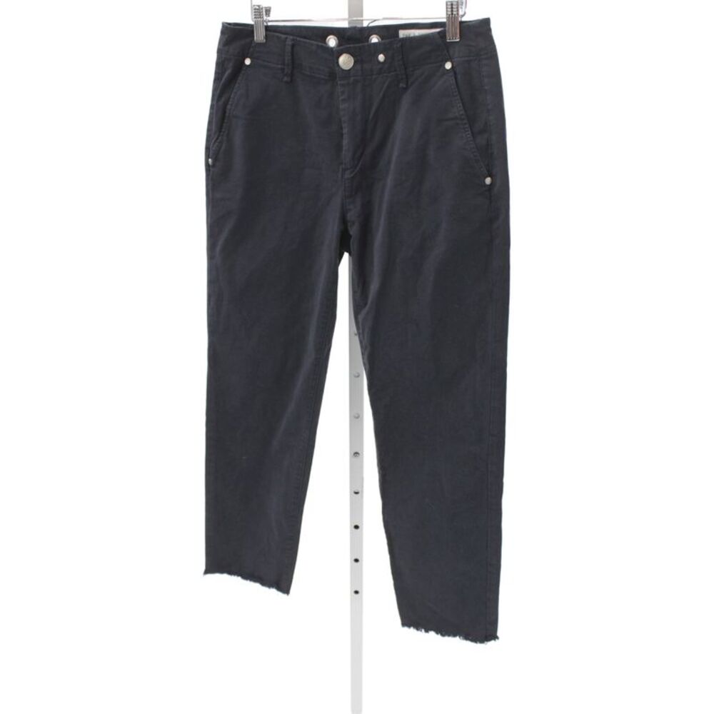 Rag & Bone Womens Black Cotton Chino Pants Button Closure Size 26